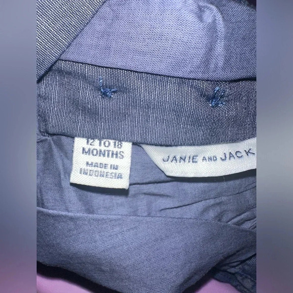 ⭐️NWT⭐️ Janie snd Jack shirt and shorts set. Size 12-18M - Picture 4 of 6